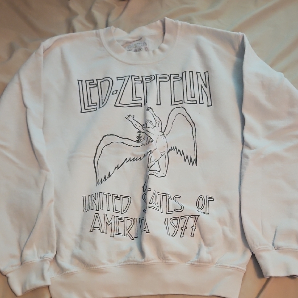 White Graphic Sweatshirt